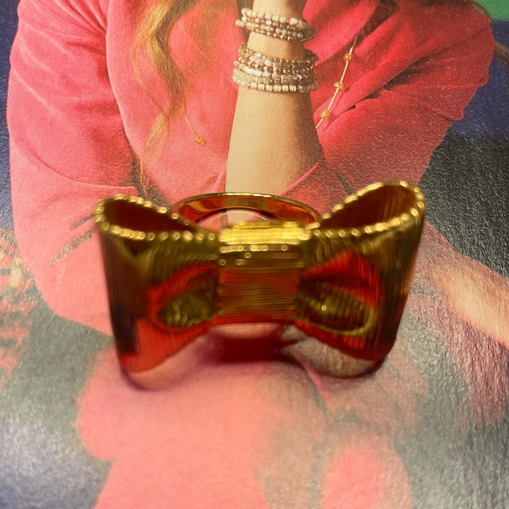 NWOT Kate Spade Gold Bow Ring-Size 8 - Picture 5 of 16